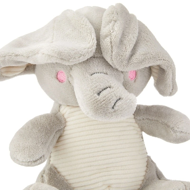 Peekaboo Musical Gray Elephant Plush Toy